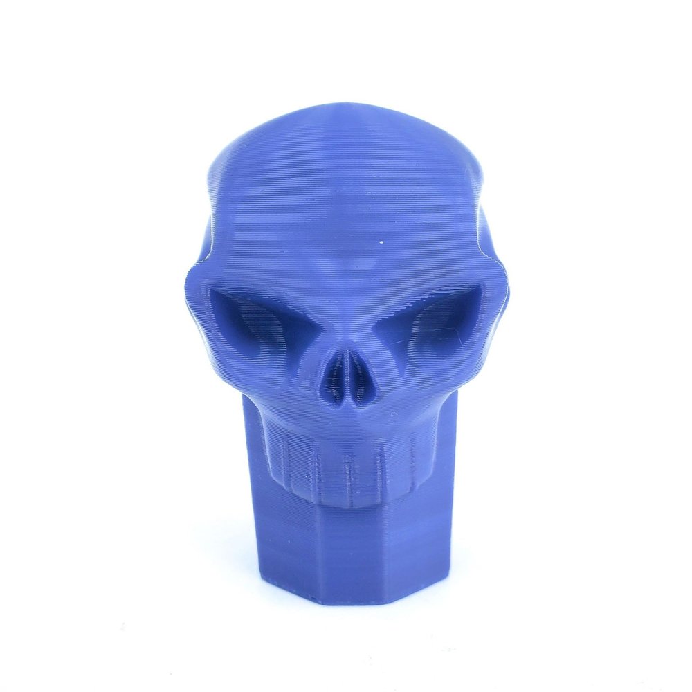 Lax Zombie Dyes Lacrosse Butt End/End Cap Men's from (Skull, Navy Blue), Standard shaft size