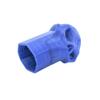 Lax Zombie Dyes Lacrosse Butt End/End Cap Men's from (Skull, Navy Blue), Standard shaft size view 3