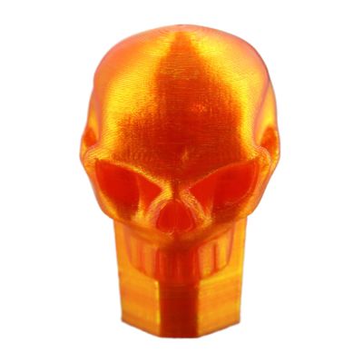 Lax Zombie Dyes Lacrosse Butt End/End Cap Men's from (Skull, Neon Orange), Standard shaft size