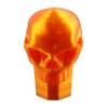 Lax Zombie Dyes Lacrosse Butt End/End Cap Men's from (Skull, Neon Orange), Standard shaft size view 1
