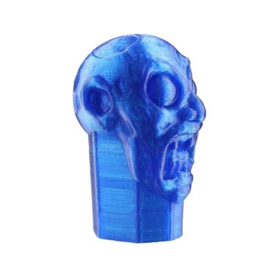 Lax Zombie Dyes Lacrosse Butt End/End Cap Men's from (Zombie, Blue Fury), Standard shaft size