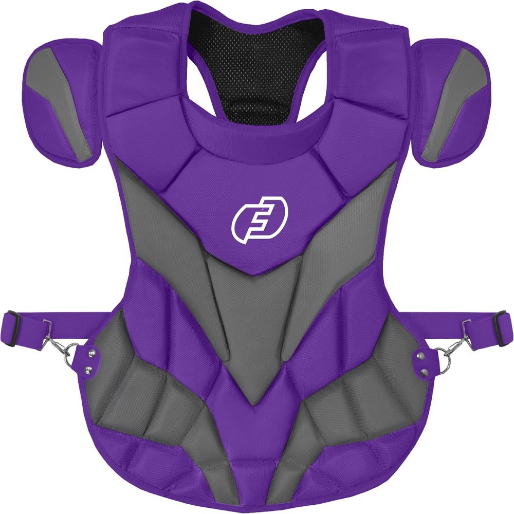 Force3 Pro Gear Pro Catcher Chest Protector with Dupont Kevlar (Adult) (Purple/Gray)