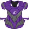 Force3 Pro Gear Pro Catcher Chest Protector with Dupont Kevlar (Adult) (Purple/Gray) view 1