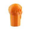 Lax Zombie Dyes Lacrosse Butt End/End Cap Men's from (Zombie, Matte Orange), Standard shaft size view 3