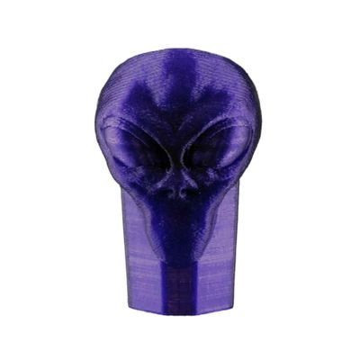 Lax Zombie Dyes Lacrosse Butt End/End Cap Men's Neon Purple, Standard shaft size