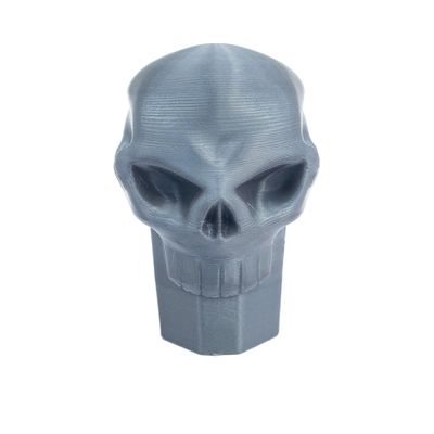 Lax Zombie Dyes Lacrosse Butt End/End Cap Men's from (Skull, Gun Metal), Standard shaft size