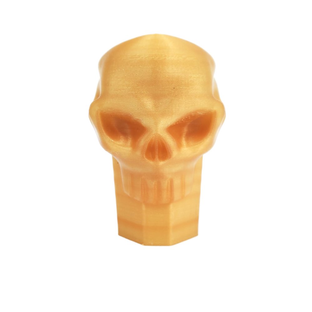 Lax Zombie Dyes Lacrosse Butt End/End Cap Men's from (Skull, Gold), Standard shaft size