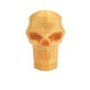 Lax Zombie Dyes Lacrosse Butt End/End Cap Men's from (Skull, Gold), Standard shaft size view 1
