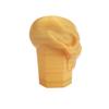 Lax Zombie Dyes Lacrosse Butt End/End Cap Men's from (Skull, Gold), Standard shaft size view 2
