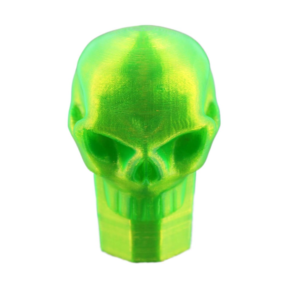 Lax Zombie Dyes Lacrosse Butt End/End Cap Men's from (Skull, Neon Green), Standard shaft size