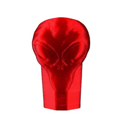 Lax Zombie Dyes Lacrosse Butt End/End Cap Men's from (Alien, Ruby Red), Standard shaft size