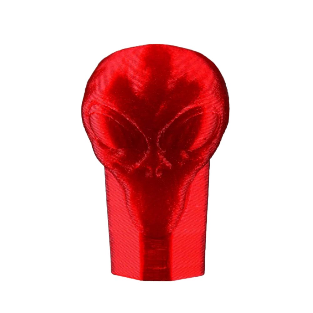 Lax Zombie Dyes Lacrosse Butt End/End Cap Men's from (Alien, Ruby Red), Standard shaft size