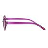 Betsey Johnson Women's Glam & Glitter Sunglasses Heart, Hot Pink, 56 mm view 3
