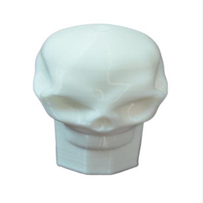 Lax Zombie Dyes Lacrosse Butt End/End Cap Men's from (Skull, White), Standard shaft size