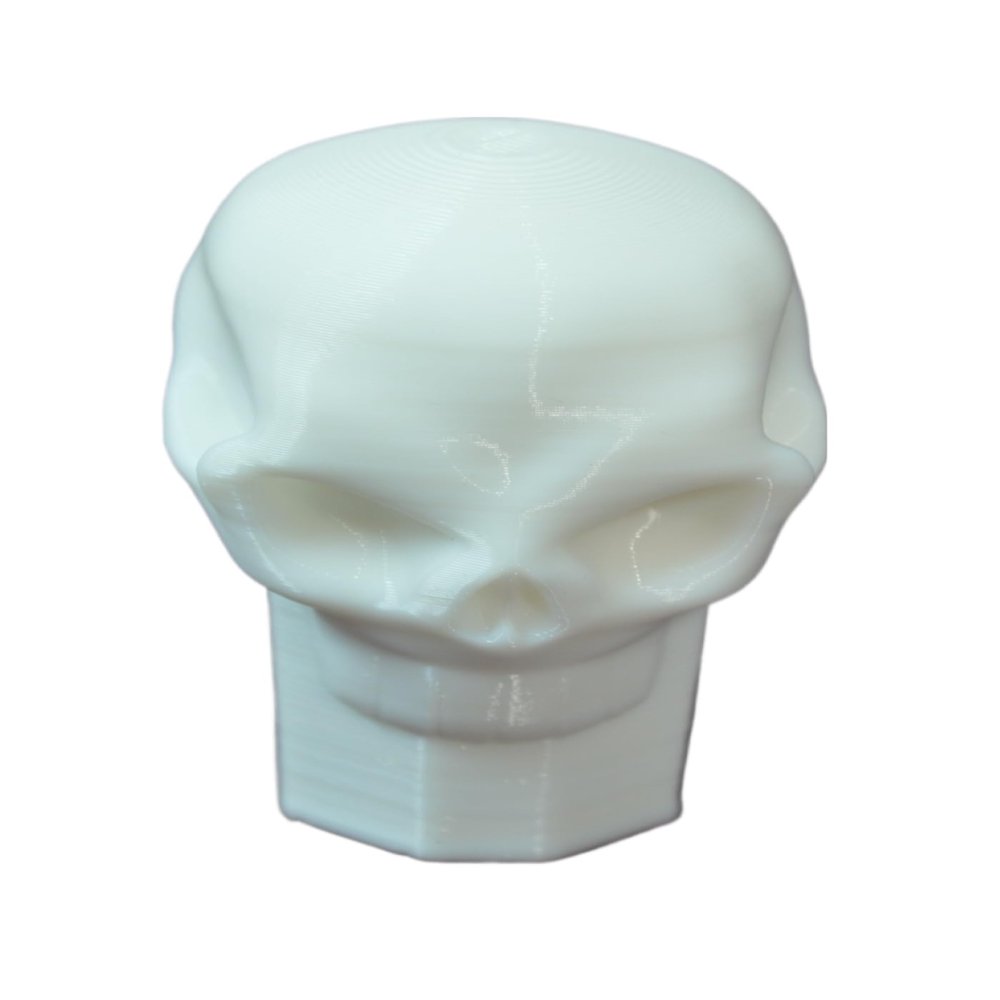 Lax Zombie Dyes Lacrosse Butt End/End Cap Men's from (Skull, White), Standard shaft size