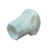 Lax Zombie Dyes Lacrosse Butt End/End Cap Men's from (Skull, White), Standard shaft size view 3