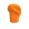 Lax Zombie Dyes Lacrosse Butt End/End Cap Men's from (Skull, Matte Orange), Standard shaft size view 2