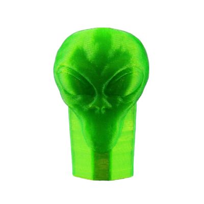Lax Zombie Dyes Lacrosse Butt End/End Cap Men's from (Alien, Neon Green), Standard shaft size