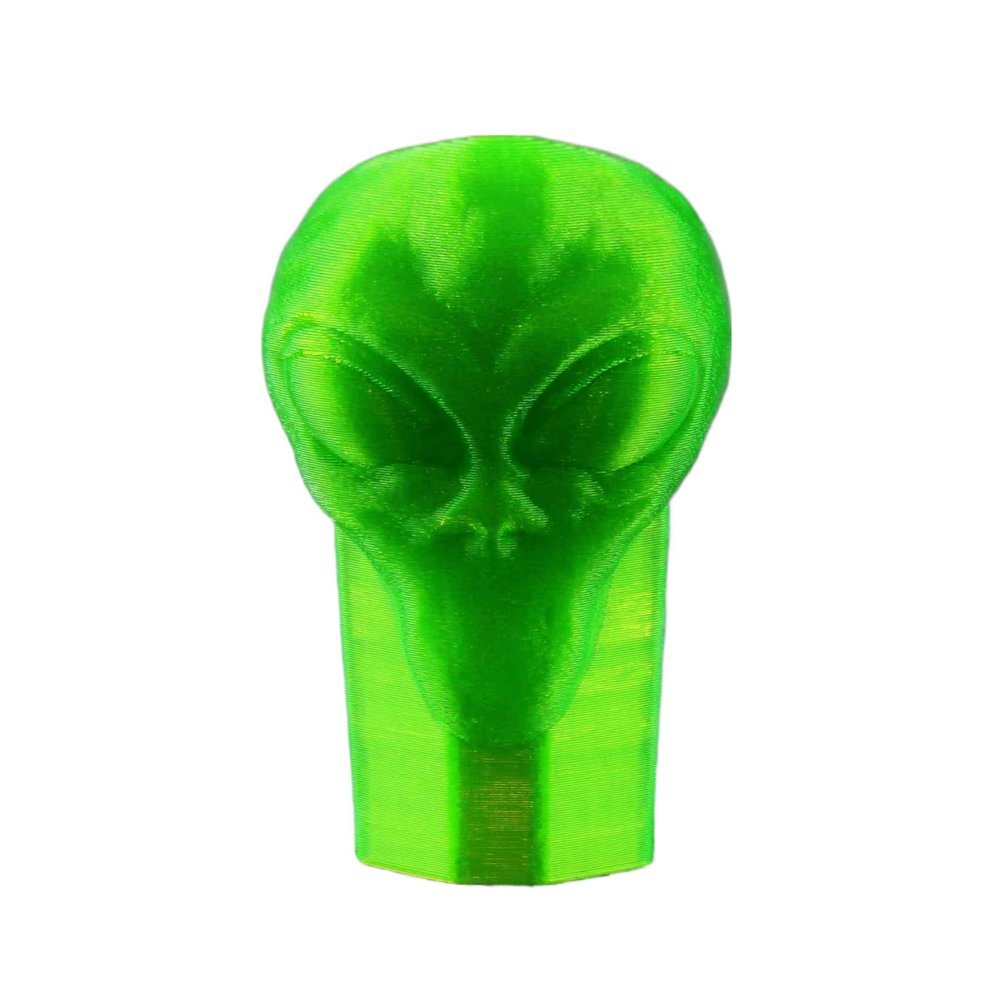 Lax Zombie Dyes Lacrosse Butt End/End Cap Men's from (Alien, Neon Green), Standard shaft size