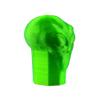 Lax Zombie Dyes Lacrosse Butt End/End Cap Men's from (Alien, Neon Green), Standard shaft size view 2