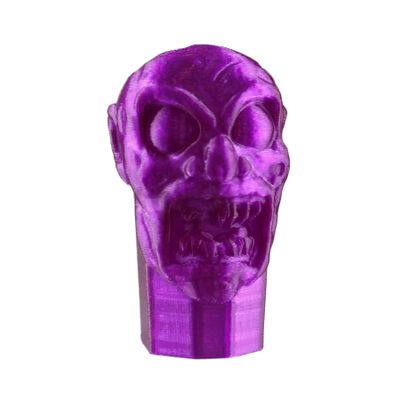 Lax Zombie Dyes Lacrosse Butt End/End Cap Men's from (Zombie, Neon Purple), Standard shaft size
