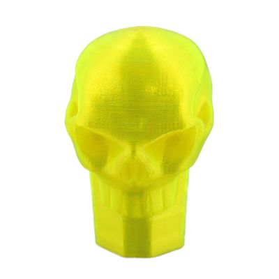 Lax Zombie Dyes Lacrosse Butt End/End Cap Men's from (Skull, Neon Volt), Standard shaft size