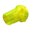 Lax Zombie Dyes Lacrosse Butt End/End Cap Men's from (Skull, Neon Volt), Standard shaft size view 3