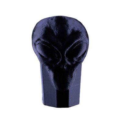 Lax Zombie Dyes Lacrosse Butt End/End Cap Men's from (Alien, Black), Standard shaft size