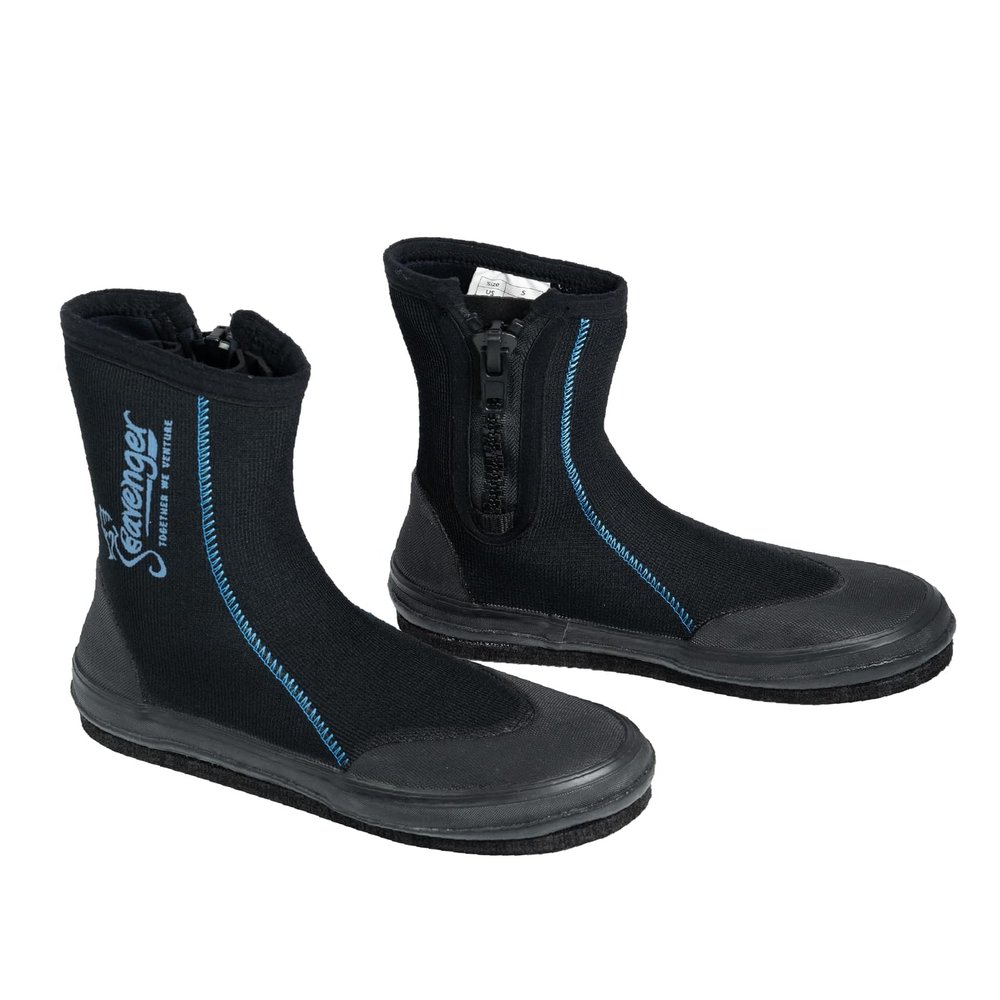 Seavenger Asteria 3mm Felt Sole Neoprene High Top Water Bootie (Light Blue, Size 5)