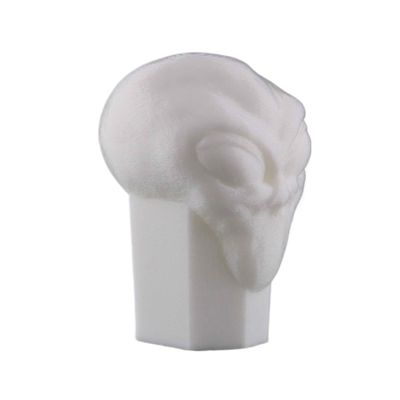 Lax Zombie Dyes Lacrosse Butt End/End Cap Men's from (Alien, White), Standard shaft size