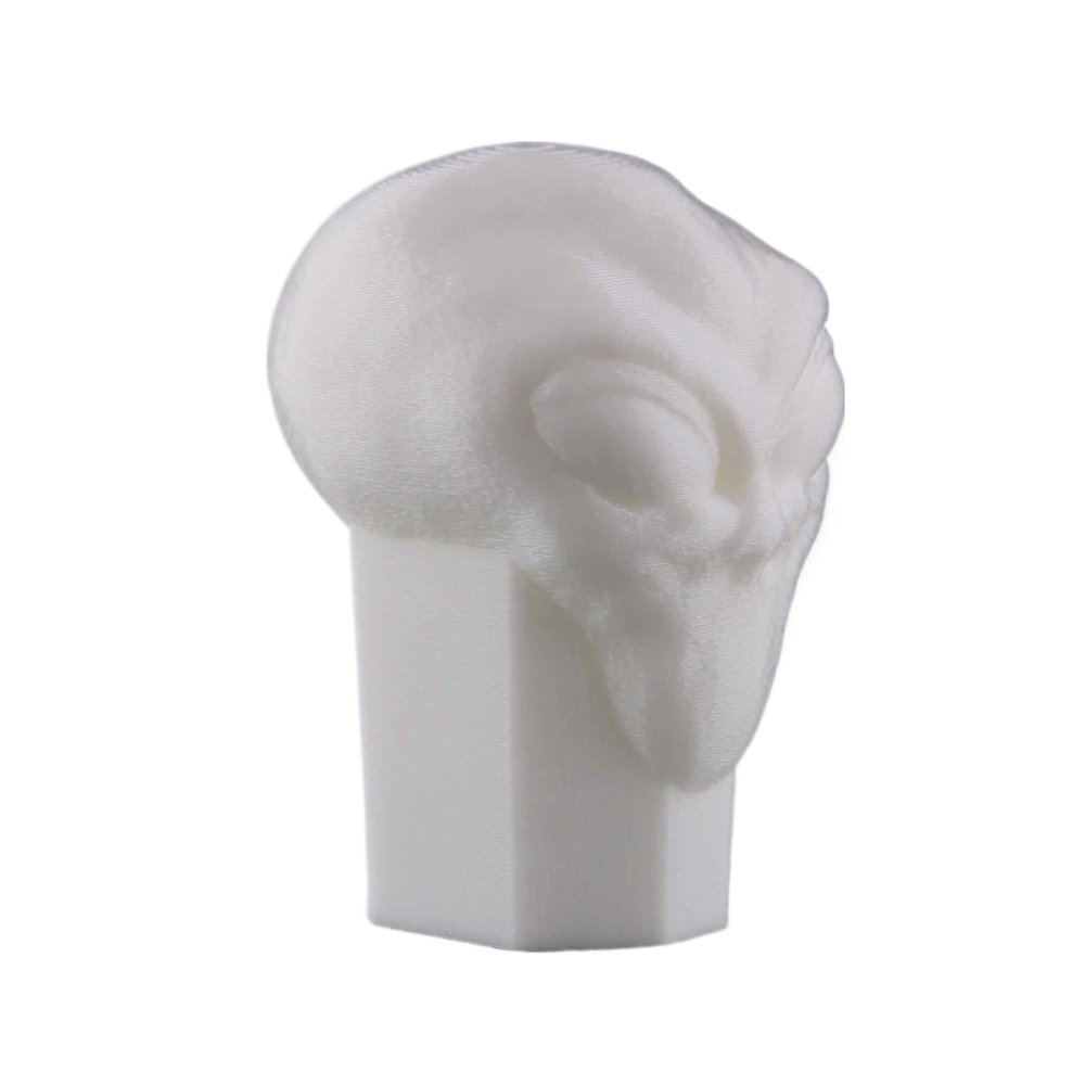 Lax Zombie Dyes Lacrosse Butt End/End Cap Men's from (Alien, White), Standard shaft size