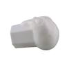 Lax Zombie Dyes Lacrosse Butt End/End Cap Men's from (Alien, White), Standard shaft size view 2