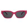 Betsey Johnson Women's Cateye Sunglasses, Hot Pink, 55 mm view 2