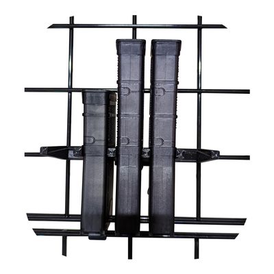 Hammy3DPrints Mount for AR 223/556/300 Lancer Mags - Gridwall | Magazine Holder Storage Rack (2 Mag)
