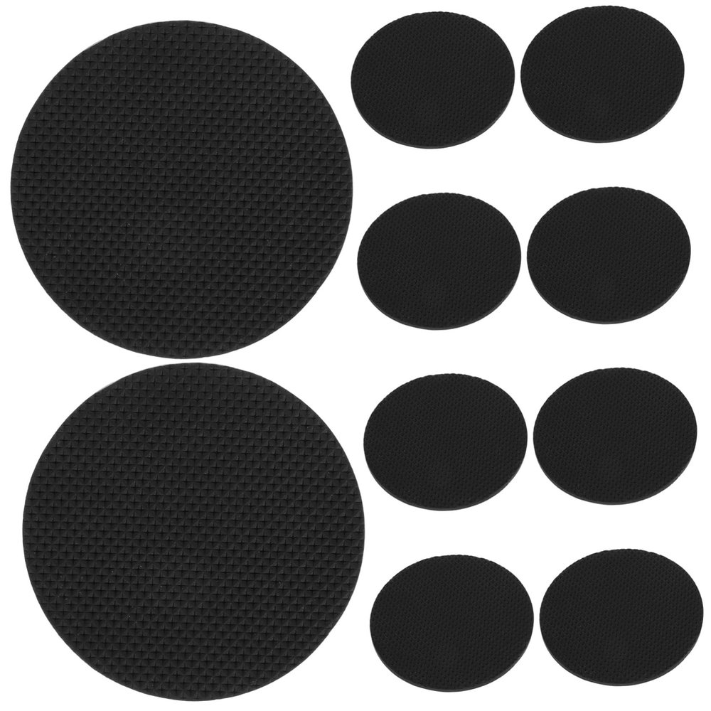 Housoutil 10pcs Billiards Table Leveler Mats Eva Floor Protector Pool Table Leg Pads Furniture Leveling Feet