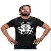 5X-Large Black Mens Skeleton Playing Drums Rock & Roll Band T-Shirt view 1