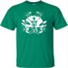 5X-Large Kelly Green Mens Skeleton Playing Drums Rock & Roll Band T-Shirt view 2