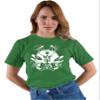 5X-Large Kelly Green Mens Skeleton Playing Drums Rock & Roll Band T-Shirt view 3