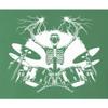 5X-Large Kelly Green Mens Skeleton Playing Drums Rock & Roll Band T-Shirt view 4