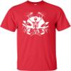 4X-Large Red Mens Skeleton Playing Drums Rock & Roll Band T-Shirt view 2