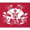 4X-Large Red Mens Skeleton Playing Drums Rock & Roll Band T-Shirt view 4