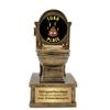 Decade Awards Action Pedestal Gold Toilet Bowl Trophy - Turd Place Award - Trophy of Shame - Custom Engraved Plate on Request (Turd Place-7 Inch) view 1