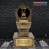 Decade Awards Action Pedestal Gold Toilet Bowl Trophy - Turd Place Award - Trophy of Shame - Custom Engraved Plate on Request (Turd Place-7 Inch) view 2
