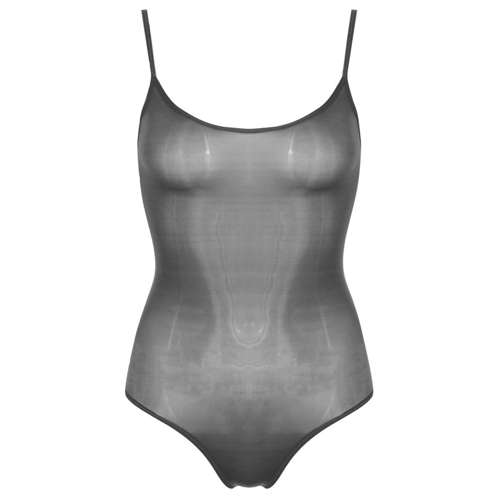 Lorilida Women See Through Backless Camisole Adjustable Spaghetti Strap Bodysuits Jumpsuits Swimsuit Black A One Size