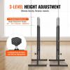 VEVOR Dip Bars, 440 lbs Capacity, Heave Duty Dip Stand Station with Adjustable Height, Fitness Workout Dip Bar Station Stabilizer Parallette Push Up Stand, Parallel Bars for Strength Training Home Gym view 3