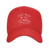 Coffee Makes Me Feel Less Murdery Baseball Hat Men Women Adjustable Trendy Curved Brim Baseball Caps Red view 2