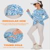 Blingfit Sun UV Protection Shirt UPF 50+ Long Sleeve Workout Tops for Women Outdoor Running Gym Clothes Light Weight view 4