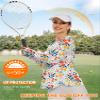 Blingfit Women's Athletic Shirts Long Sleeve SPF 50+ Sun Protection Tops Outdoor Tshirts Lightweight Hiking Shirts view 2
