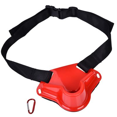 VGEBY Fishing Fighting Belt, Adjustable Waist Fighting Belt Vertically 90 Degree Deep Rod Holder Boat Rock Fishing Rod Pole Holder Fish Tackle Accessories (Red), VGEBY5o3iybpq1n-01