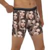 Byxhuc Personalized Underwear, Customized Long Boxers for Men, Boxers with Face on Them, Mens Birthday Anniversary view 4